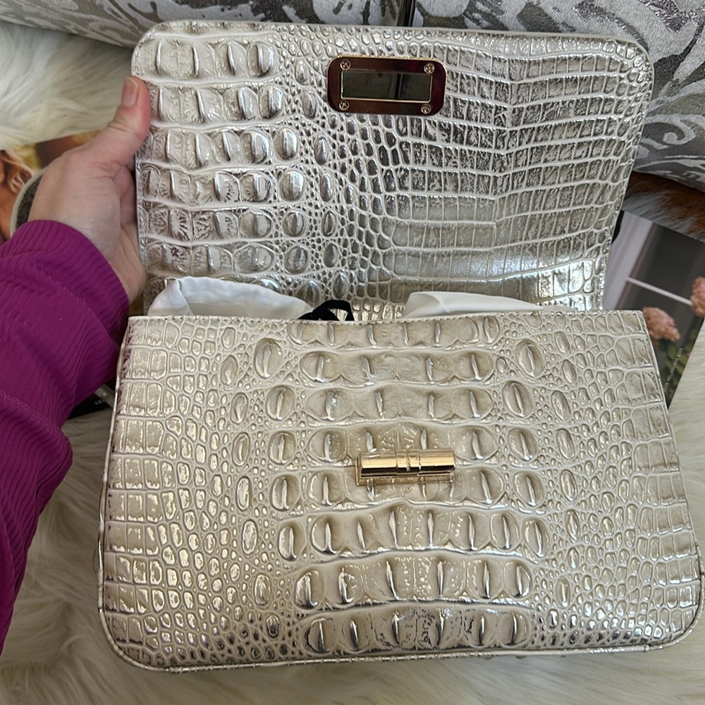 NWT Brahmin Rosalie Ivory Dream Crossbody - Picture 3 of 7